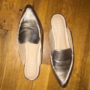 Esprit rose gold mules